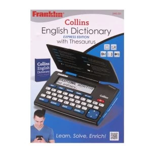 image of Franklin Collins English Dictionary with Thesaurus