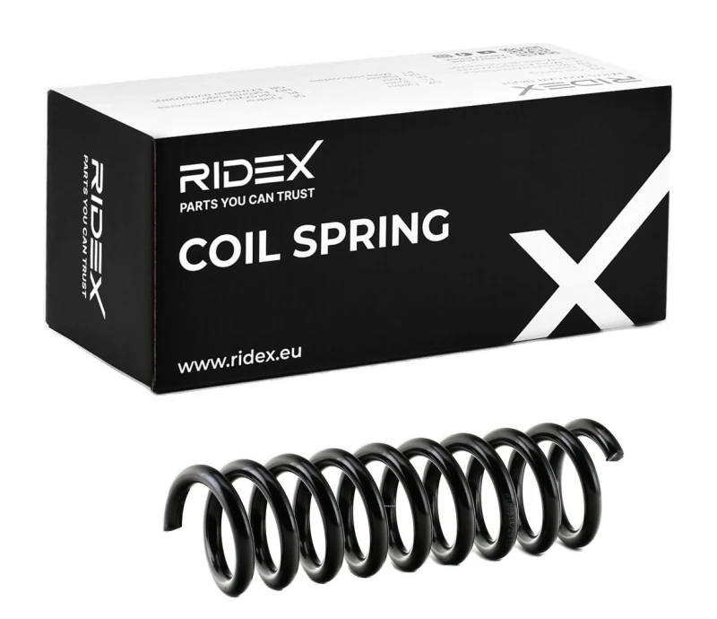 Image of RIDEX 188C0269 Coil spring Rear Axle Coil Spring (188)