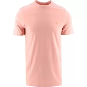 Image of Farah Red Danny Short Sleeve T-Shirt