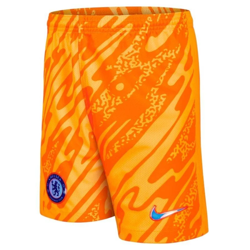 Image of Nike Chelsea Home Goalkeeper Shorts 2024 2025 Juniors - Orange Orange 9 - 10 Years