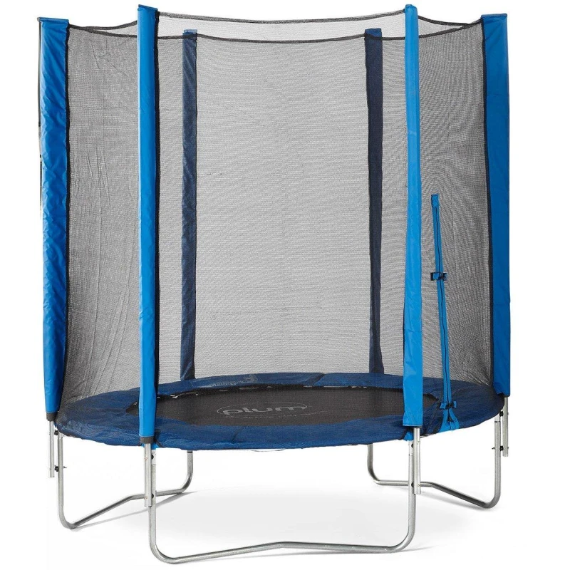 Image of Plum Play Plum Junior 6ft Trampoline & Enclosure Blue unisex 182 x 182