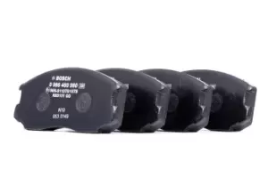 Image of Bosch Brake pad set 0 986 460 980 Brake pads,Brake pad set, disc brake TOYOTA,MITSUBISHI,DAIHATSU,Rush II SUV (F700),COLT V (CJ_, CP_),COLT IV (CA_A)