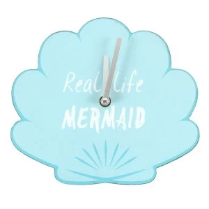 Image of Real Life Mermaid Shell Clock