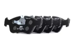 Image of VALEO Brake pad set BMW 301018 34111160356,34111160532,34111161437 34111161438,34111161445,34111161446,34111163850,34111164498,34111164500,34111164737