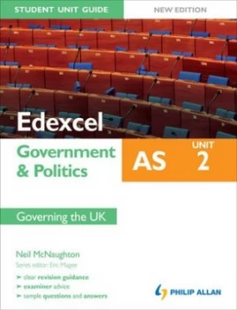 Image of Edexcel As Government and Politics. Unit 2 Governing the UK by Neil Mcnaughton Paperback