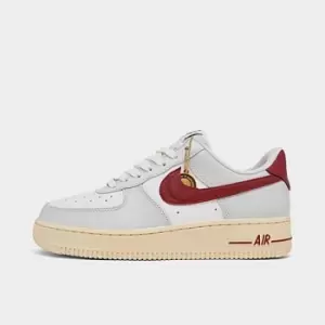 image of Nike Wmns Air Force 1 '07 Se, Photon Dust/Team Red-Summit White-Muslin, size: 6+, Female, Trainers, DV7584-001