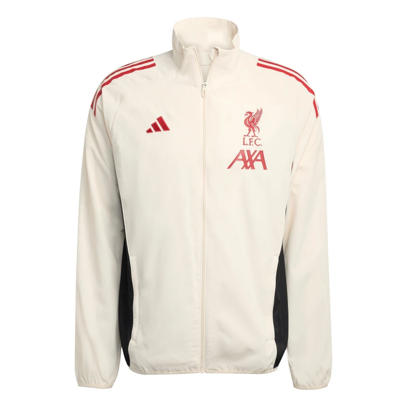 Image of Adidas Liverpool FC Pre-Match Tracksuit Jacket 2025/26 Blanc Male S JV6571