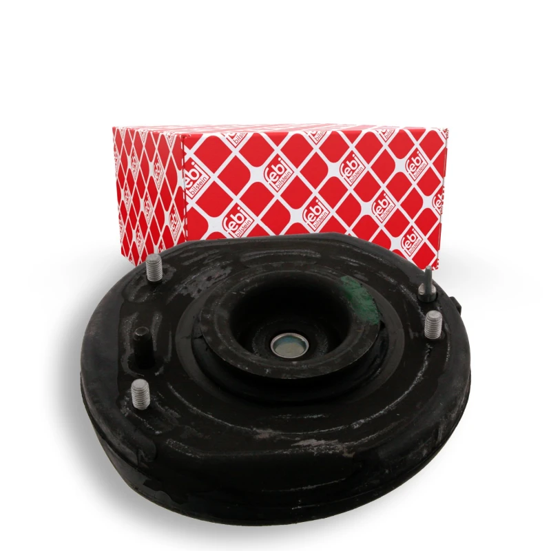 Image of FEBI BILSTEIN 34456 Top strut mount Front Axle Right, without ball bearing Elastomer Suspension Strut Support Bearing (1180)