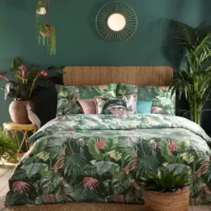 Image of Furn. Amazonia Super King Duvet Cover Set Cotton Polyester Jade
