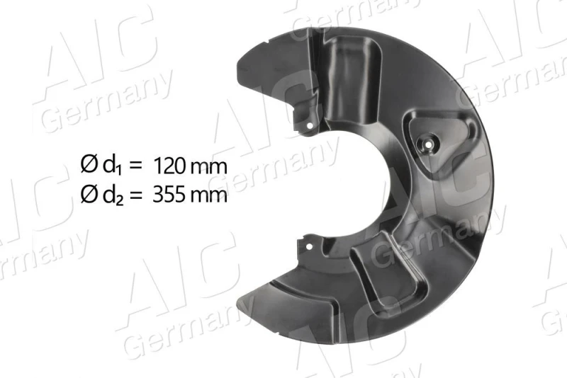 Image of Brake disc backing plate AIC 56165