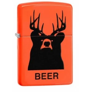 image of Zippo Classic Beer Neon Orange