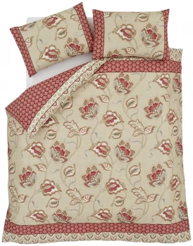 Image of Catherine Lansfield Kashmir Reversible Bedspread - Multi