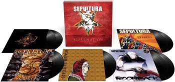 image of Sepultura Sepulnation: The Studio Albums 1998-2009 - 8LP Box Set - Sealed 2021 UK vinyl box set BMGCAT511BOX