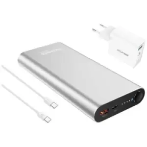 image of RealPower PB-20000 PD Pro Powerpack Power bank 20000 mAh Li-ion USB-C , USB 3.0 Silver