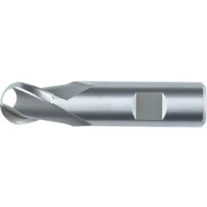 image of Sherwood 5.00MMX57MM HSS-Co 2 Flute Plain Shank Ball Nose Slot Drill