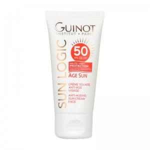 image of Guinot Age Sun Anti Ageing Sun Face Cream SPF50 50ml