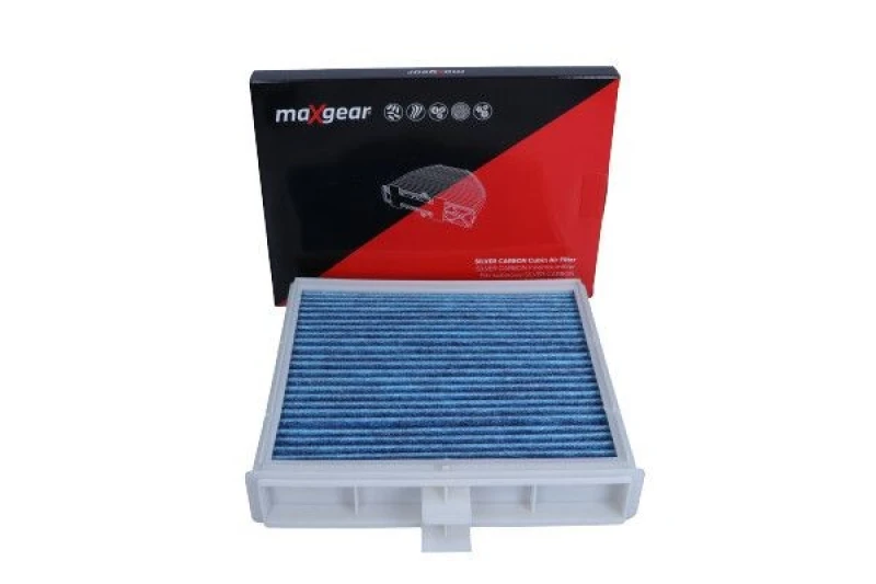 Image of MAXGEAR 26-1852 Pollen filter SILVER CARBON with anti-allergic effect Filter,interior air (424)