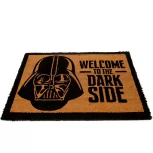 image of Star Wars The Dark Side Doormat (One Size) (Brown)