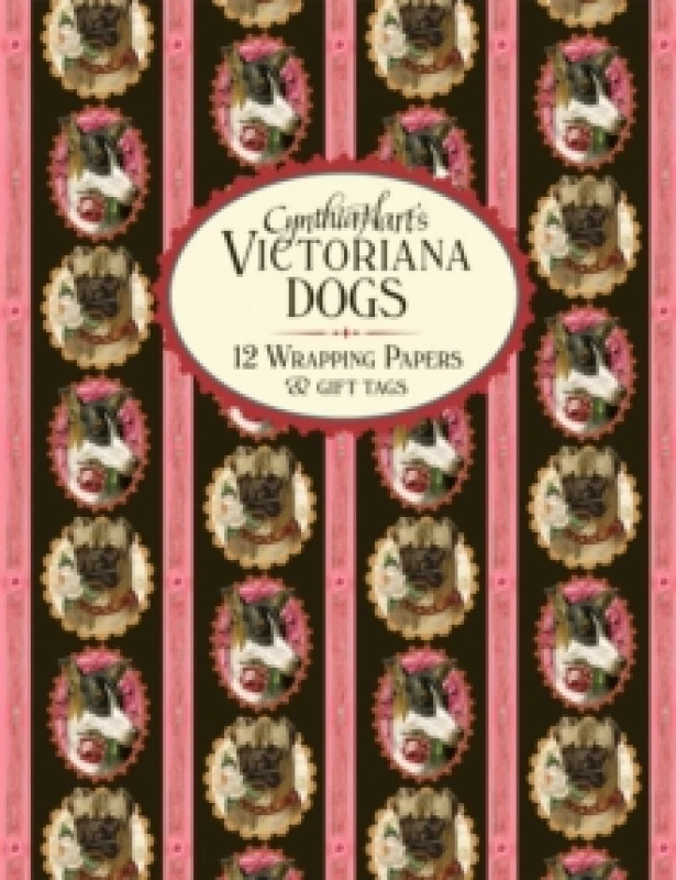 Image of Cynthia Hart's Victoriana Dogs: 12 Wrapping Papers and Gift Tags Paperback / softback