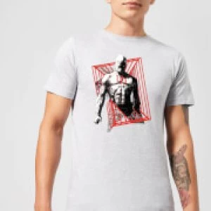 Image of Marvel Knights Daredevil Cage Mens T-Shirt - Grey - 3XL