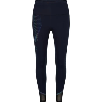 Image of Calvin Klein Performance Reflective 7/8 Leggings - Black/Ref Black