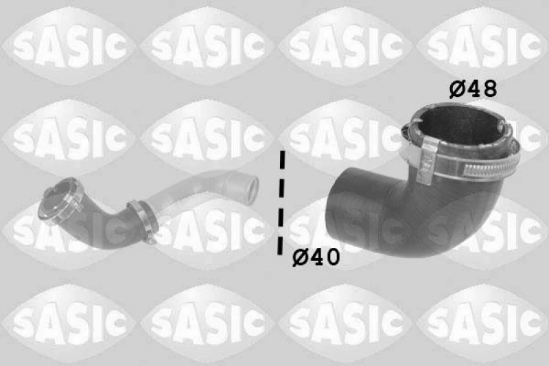 Image of SASIC Charger intake hose SASIC 3336248