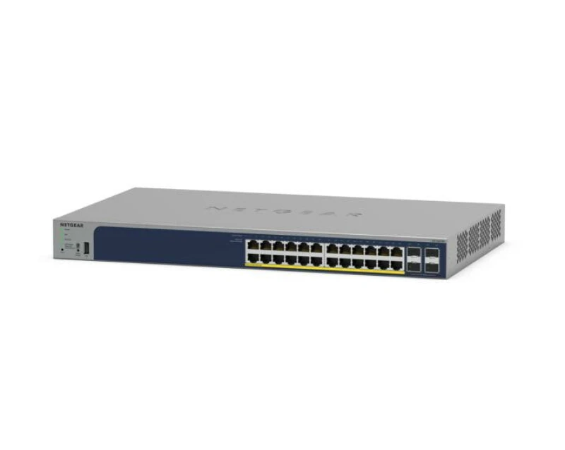 Image of Netgear Netgear GS728TPP Managed L2/L3/L4 Gigabit Ethernet (10/100/1000) Power over Ethernet (PoE) Grey GS728TPP-300EUS