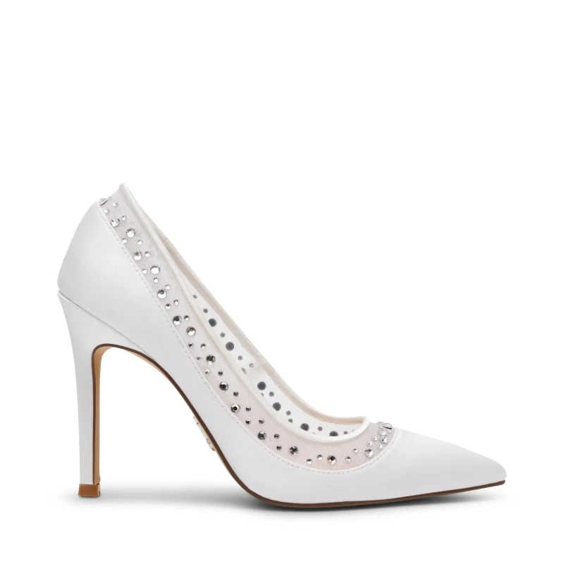 Image of Steve Madden Heels Steve Madden Sleeker Blanc Female 36