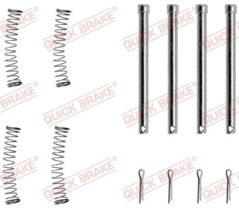 Image of QUICK BRAKE Brake pad fitting kit QUICK BRAKE 109-1177