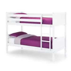 image of Julian Bowen Bella Solid Pine Bunk Bed White