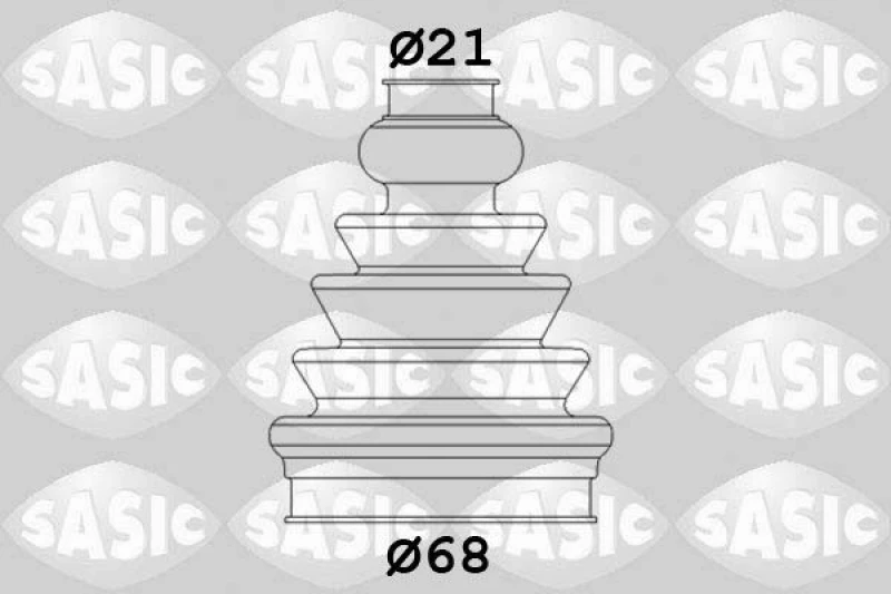 Image of CV boot kit, drive shaft SASIC 1906113