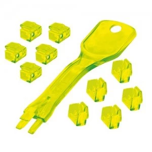 Image of Lindy 40482 cable lock Yellow