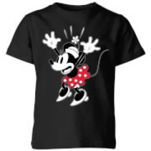 image of Disney Minnie Mouse Surprise Kids T-Shirt - Black - 11-12 Years