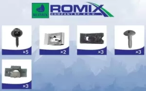 ROMIX Mounting Kit, bumper PEUGEOT,CITROEN 92000