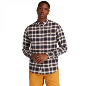 Image of Timberland Solucellair Tartan Shirt For Men In Navy, Size XXL