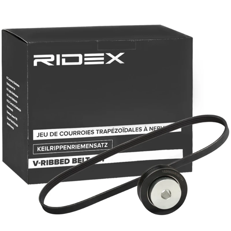 Image of RIDEX 542R0272 V-ribbed belt set V-Ribbed Belt Set (542)