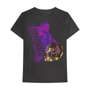 Image of Marvel Comics - What If Star Lord Unisex Large T-Shirt - Black