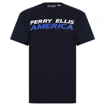 image of Perry Ellis America T Shirt - Black