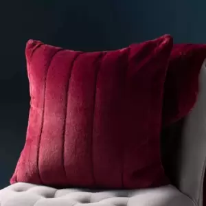 Image of Paoletti Empress Large Polyester Filled Cushion Ruby