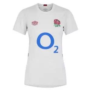 Image of Umbro England Rugby Gym Tee 2023 2024 Womens - Grey