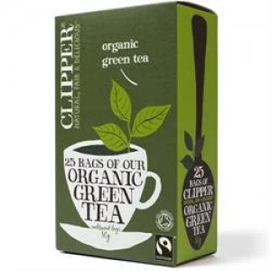 Image of Clipper Fairtrade Organic Green Tea 25 bags