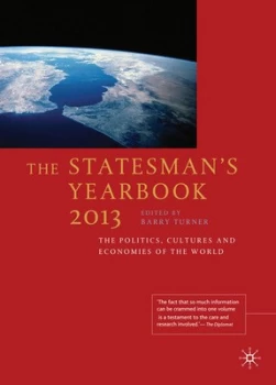 Image of The Statesmans Yearbook 2013 by B. Turner Hardback