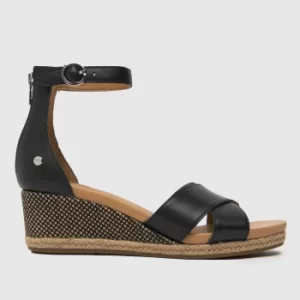 image of UGG Black Eugenia Sandals