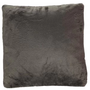Image of Linea Linea Supersoft Fleece Cushion - Grey