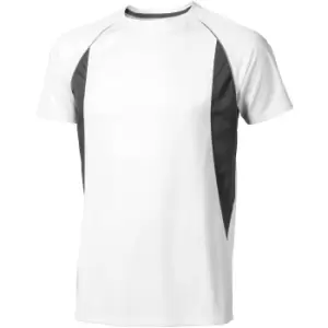 image of Elevate Mens Quebec Short Sleeve T-Shirt (L) (White/Anthracite)