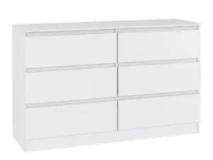 Image of Seconique Malvern White 33 Drawer Chest of Drawers
