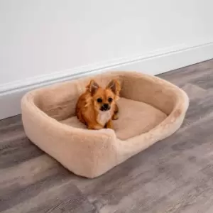 Image of Native Natural Merino Wool Pet Bed - Cappucino