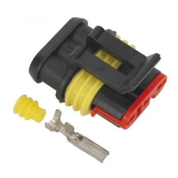 Image of Sealey SSC3F Superseal Female Connector 3-Way Pack of 5