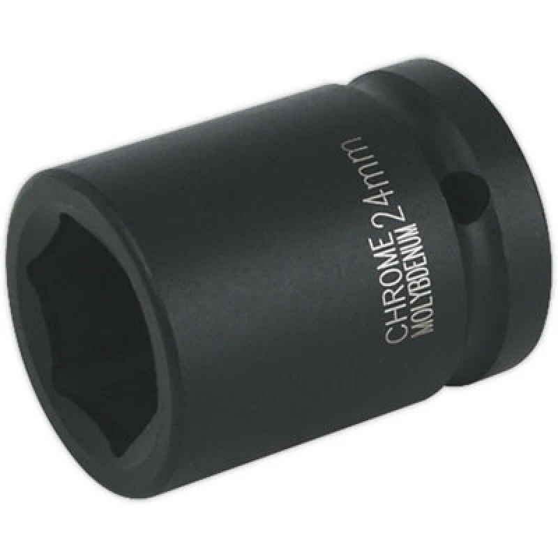 Image of Loops 24mm Forged Impact Socket - 3/4" Sq Drive - Chromoly Impact Wrench Socket Multi