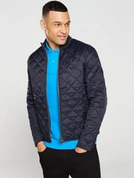 Image of Barbour International Gear Quilted Jacket - Navy